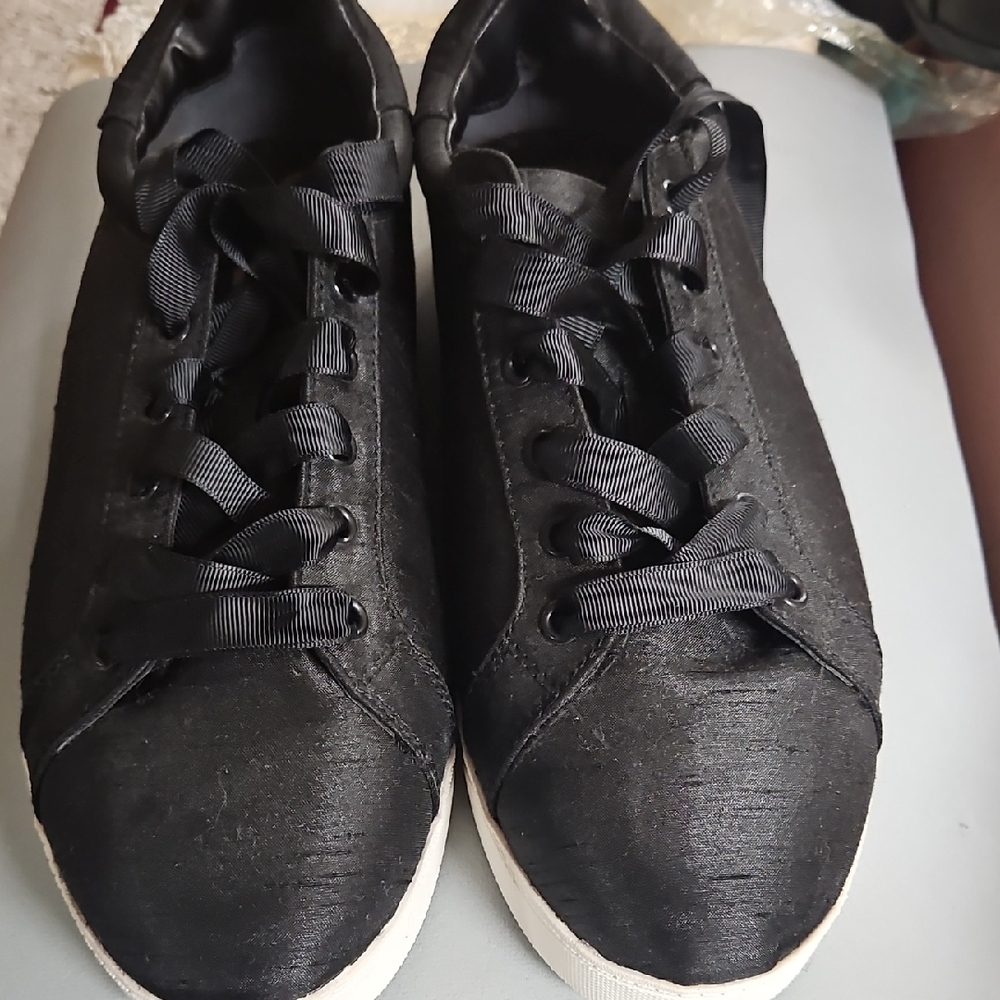Black Satin Circus by Sam Edelman Black Sneakers